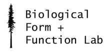 Biological Form + Function Lab